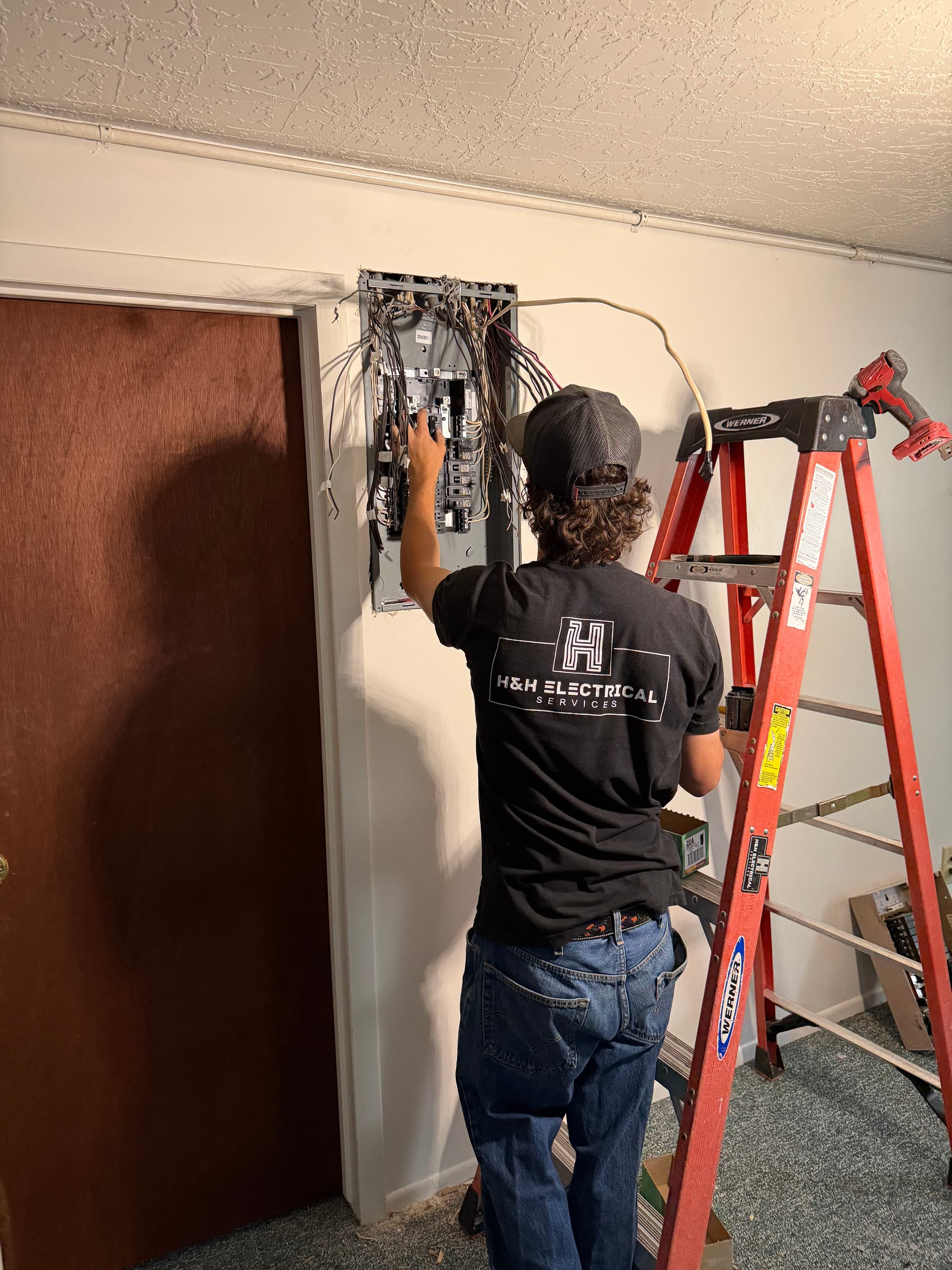 Gallery photos for Electrical Panel Relocated Out of the Bathroom and Done Right: Image #2