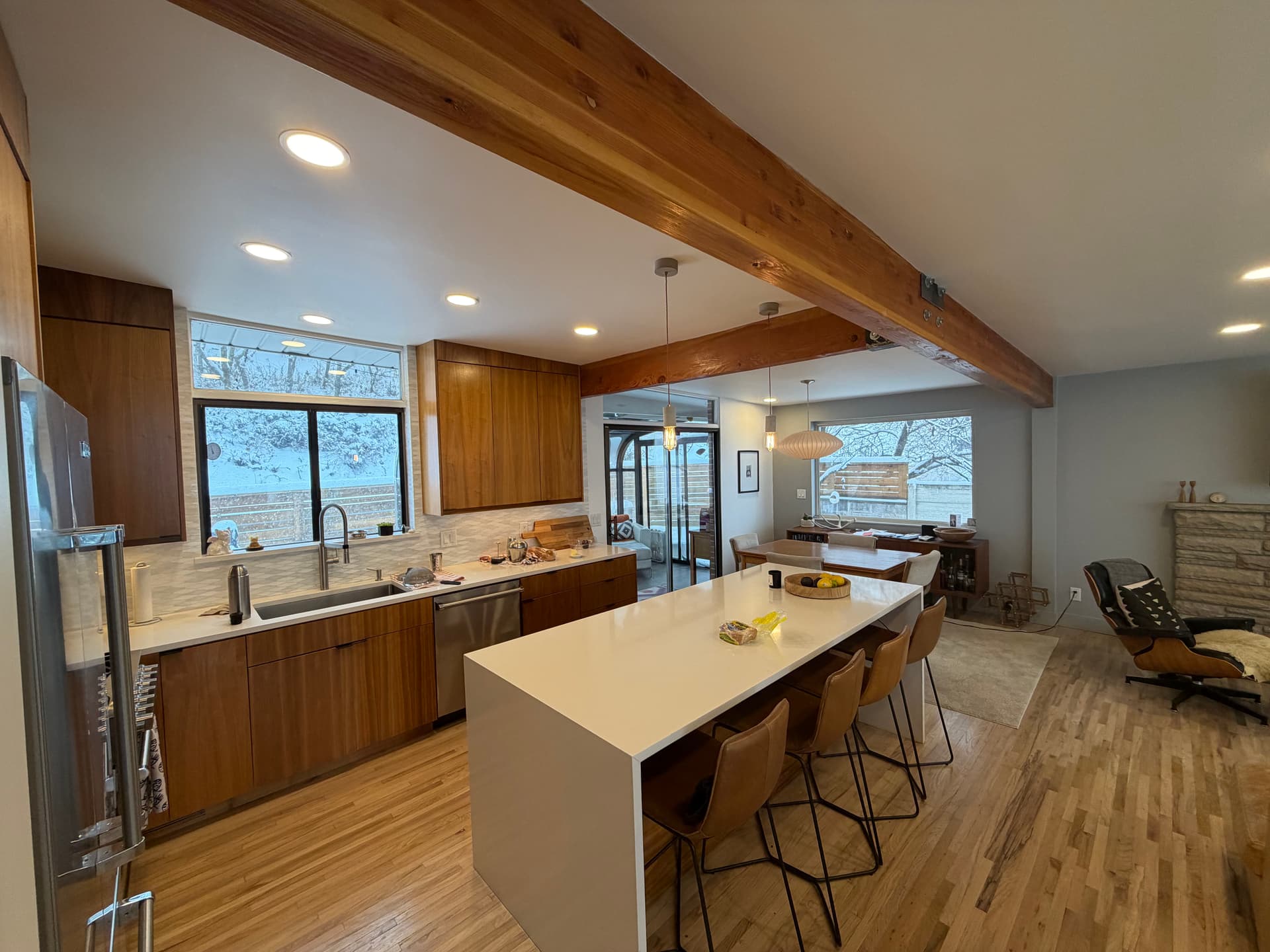 Living Room Glow Up with Modern Lighting