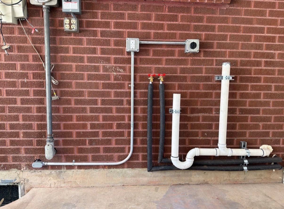 Dedicated Circuit Installation for a Garage Laundry Setup image