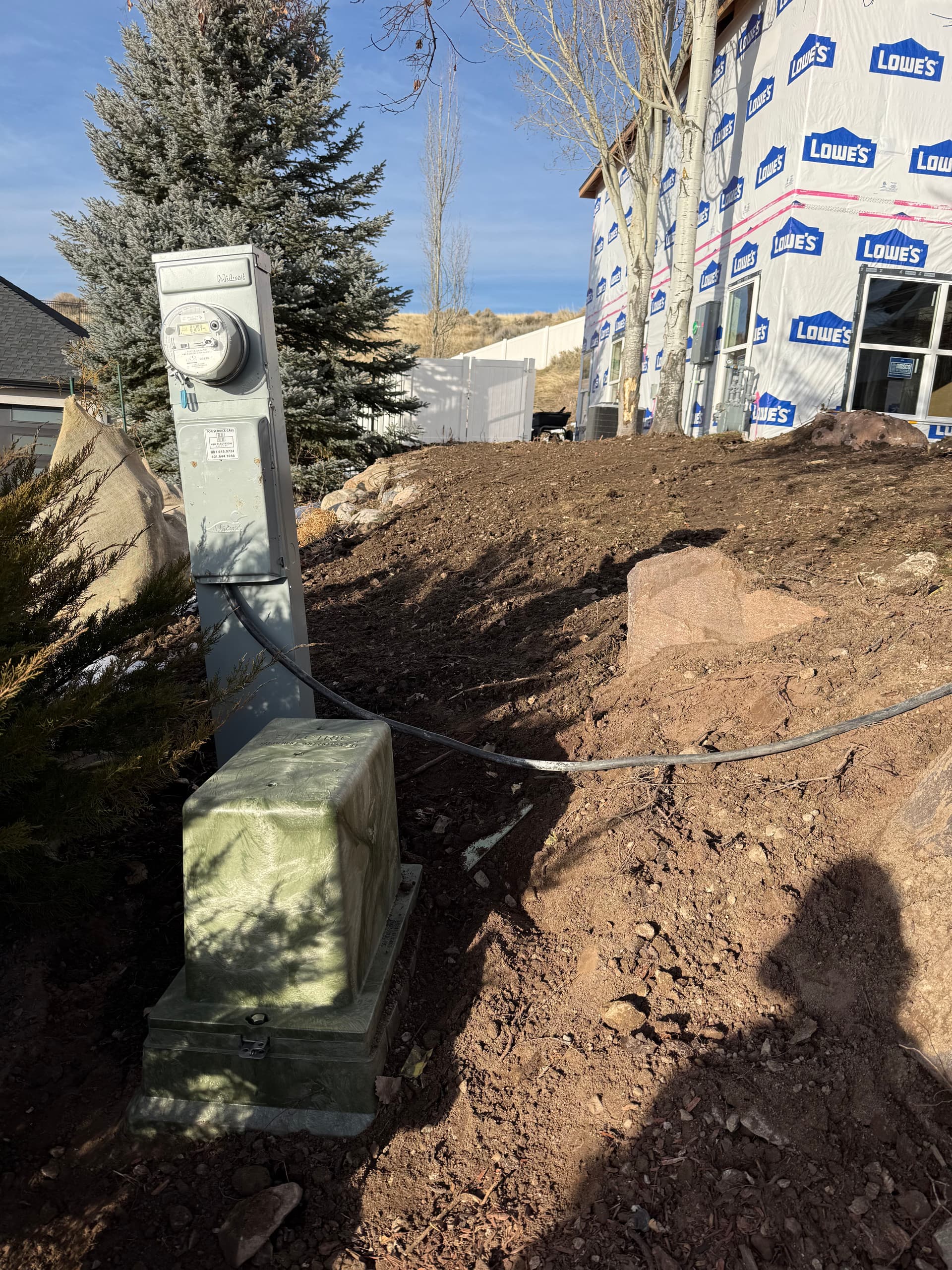 Gallery photos for Main House Feed Upgrade at Construction Site: Image #2