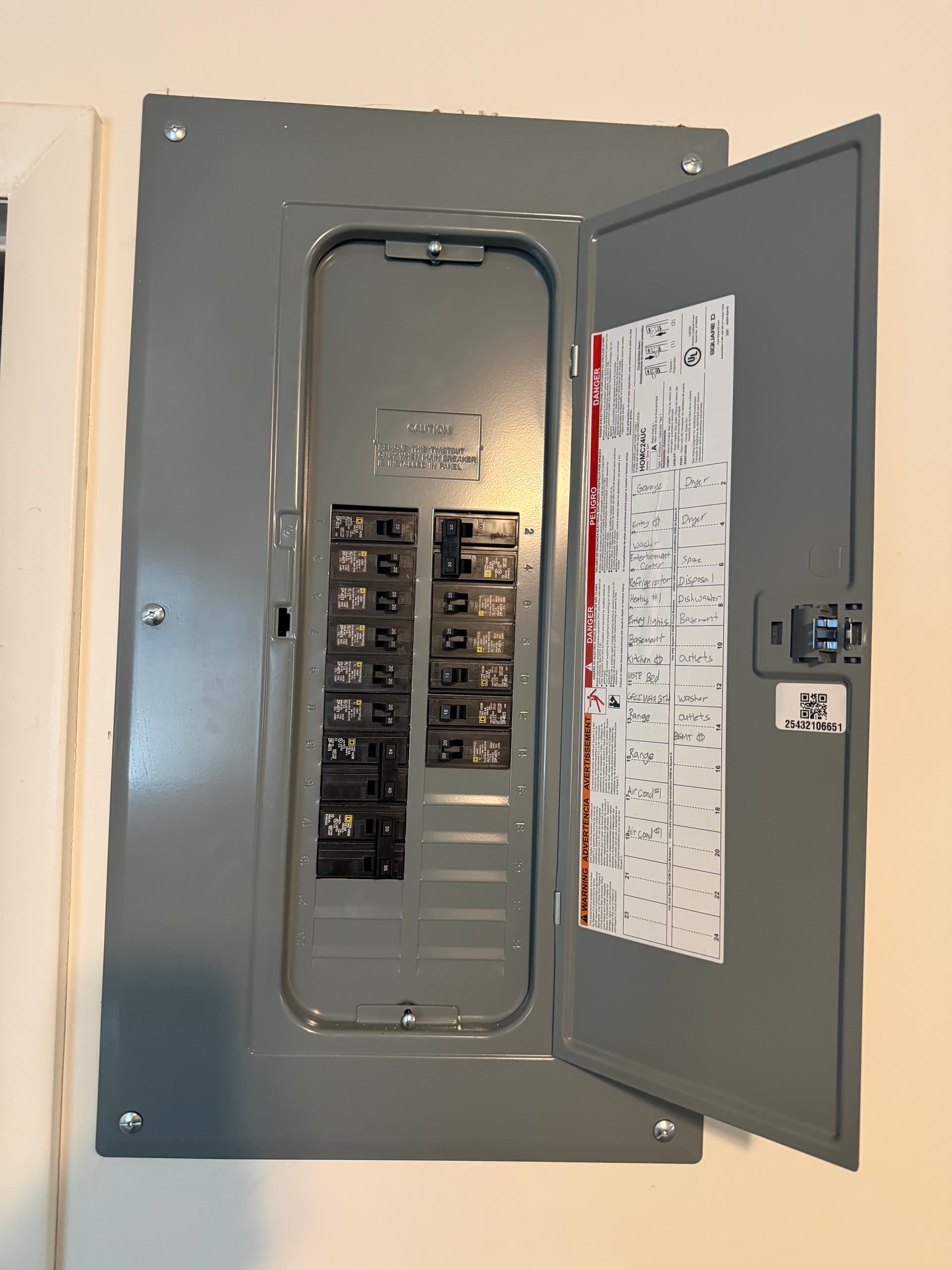 Gallery photos for Electrical Panel Relocated Out of the Bathroom and Done Right: Image #4