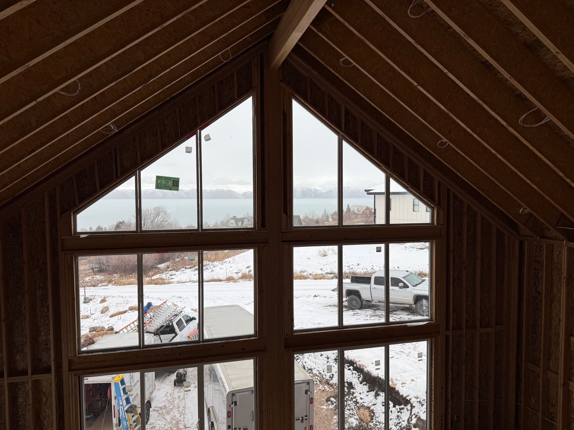 Electrical Rough-In Completed for Stunning Fish Haven Cabin