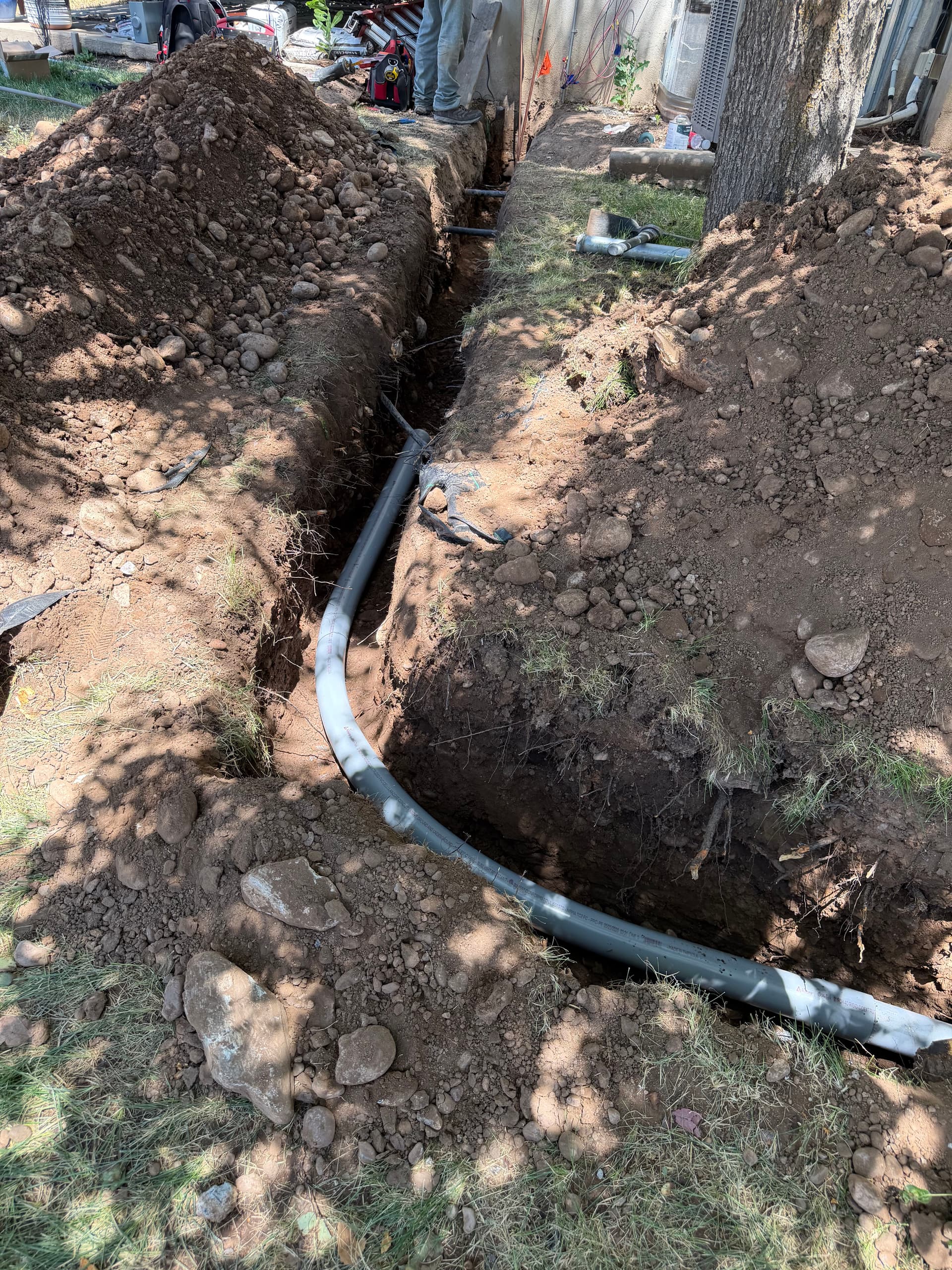 Gallery photos for Meter Upgrade with New Underground Conduit - Rocky Soil and All: Image #5