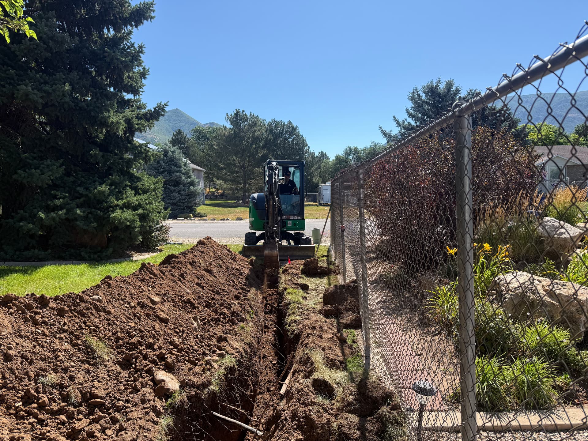 Gallery photos for Meter Upgrade with New Underground Conduit - Rocky Soil and All: Image #1