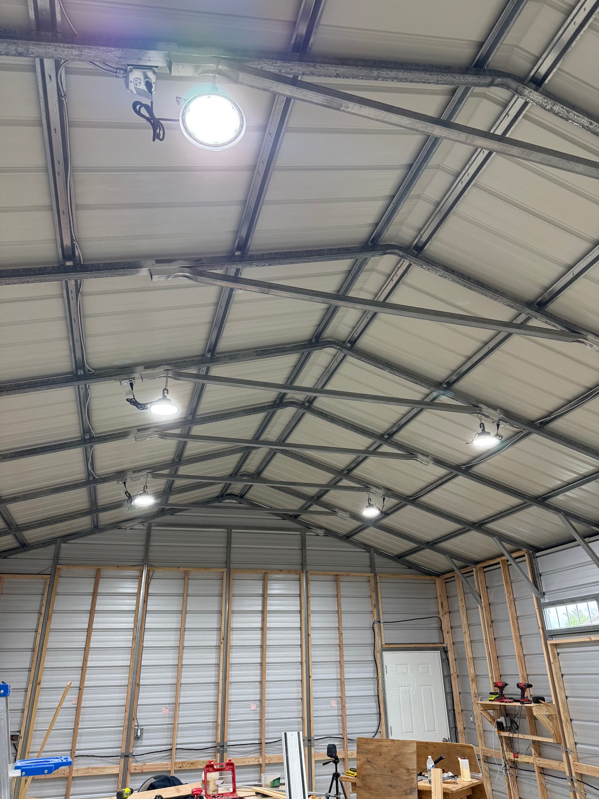 Gallery photos for New Shop Electrical Done Right - Panel to Lighting: Image #2