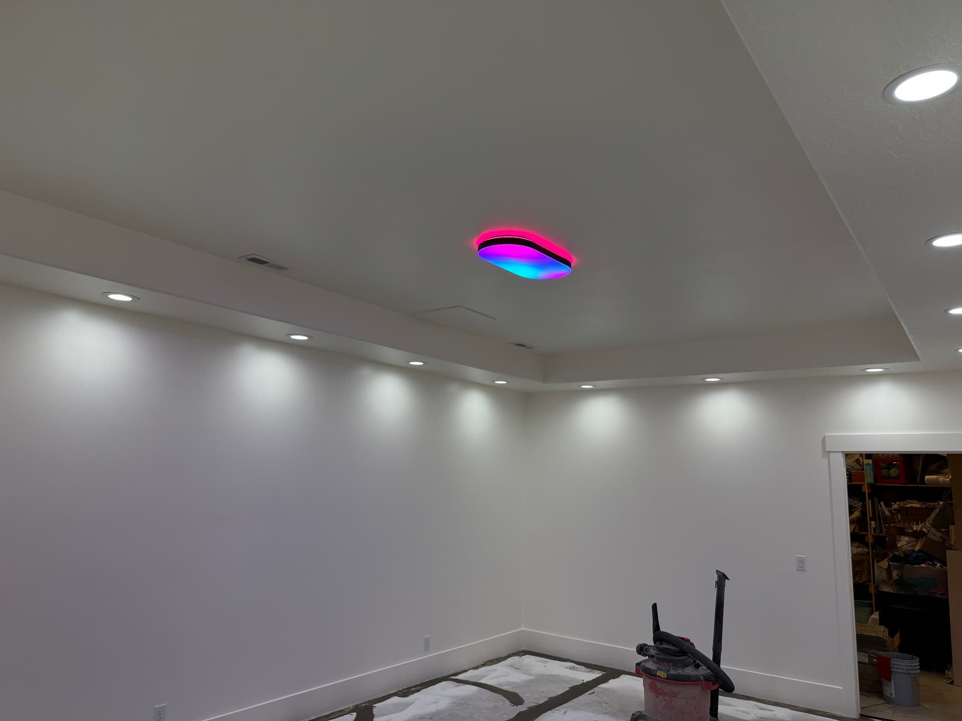 Gallery photos for Basement Remodel with Modern Lighting Enhancements: Image #3