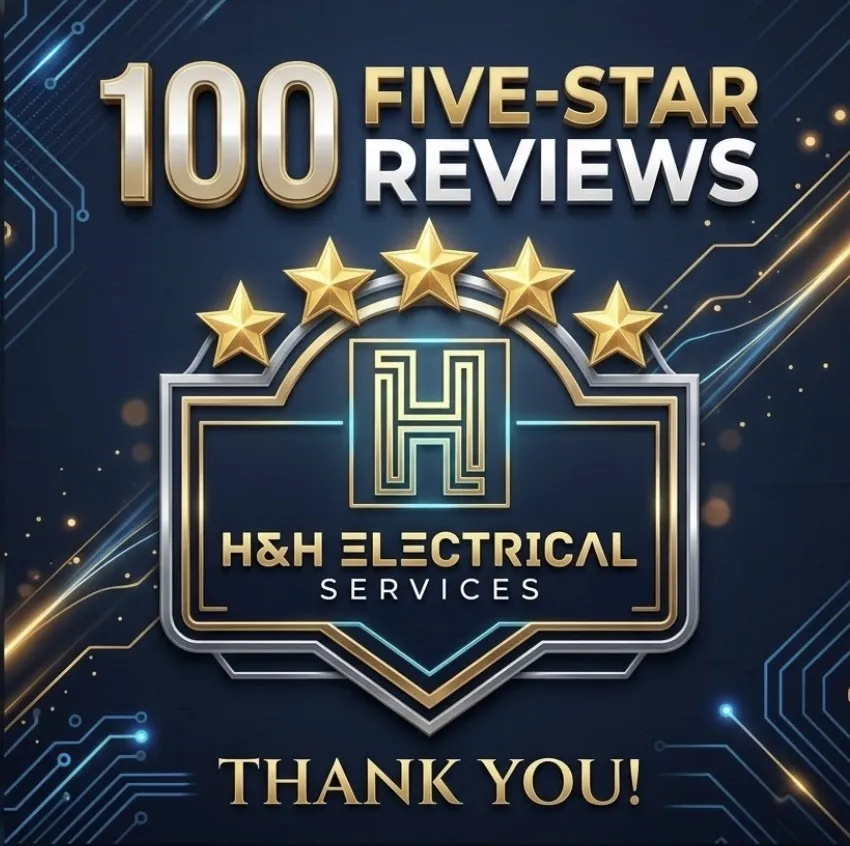 H&H Electrical Services Hits 100 Five-Star Reviews image