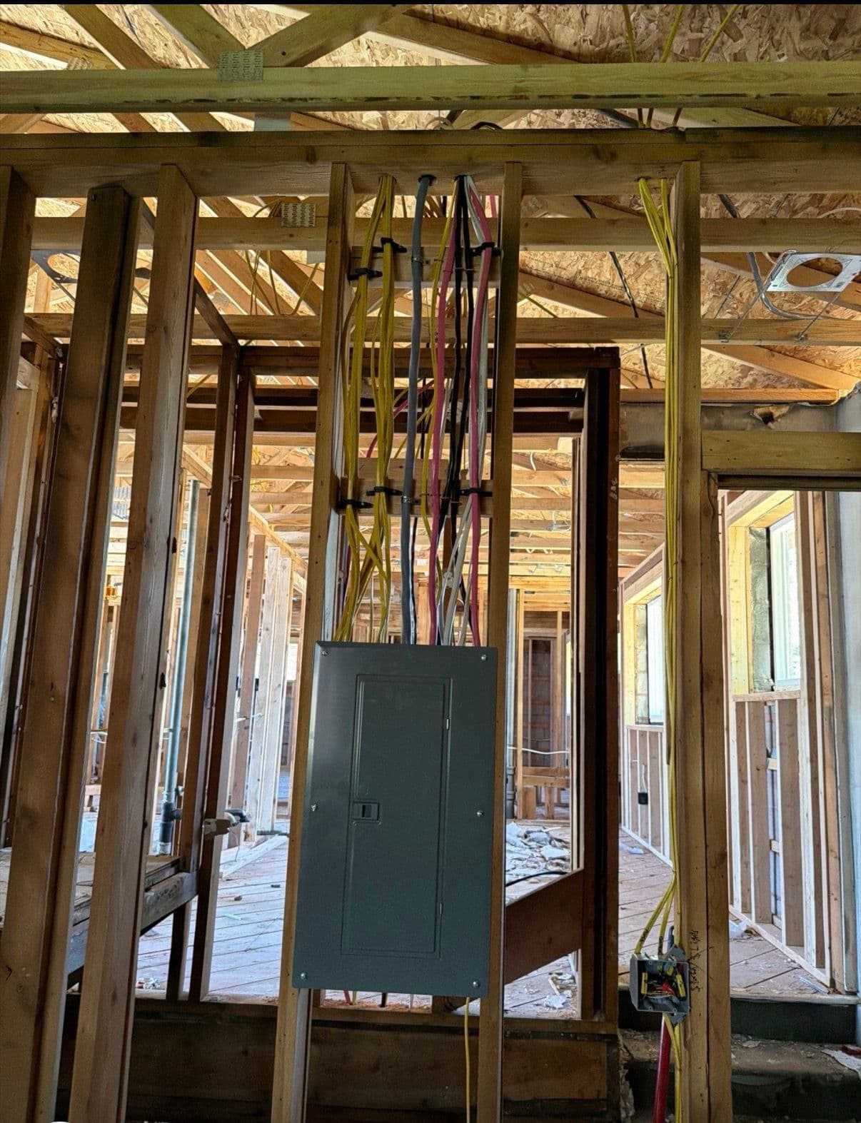 Gallery photos for Complete Home Rewire After a House Fire: Image #1
