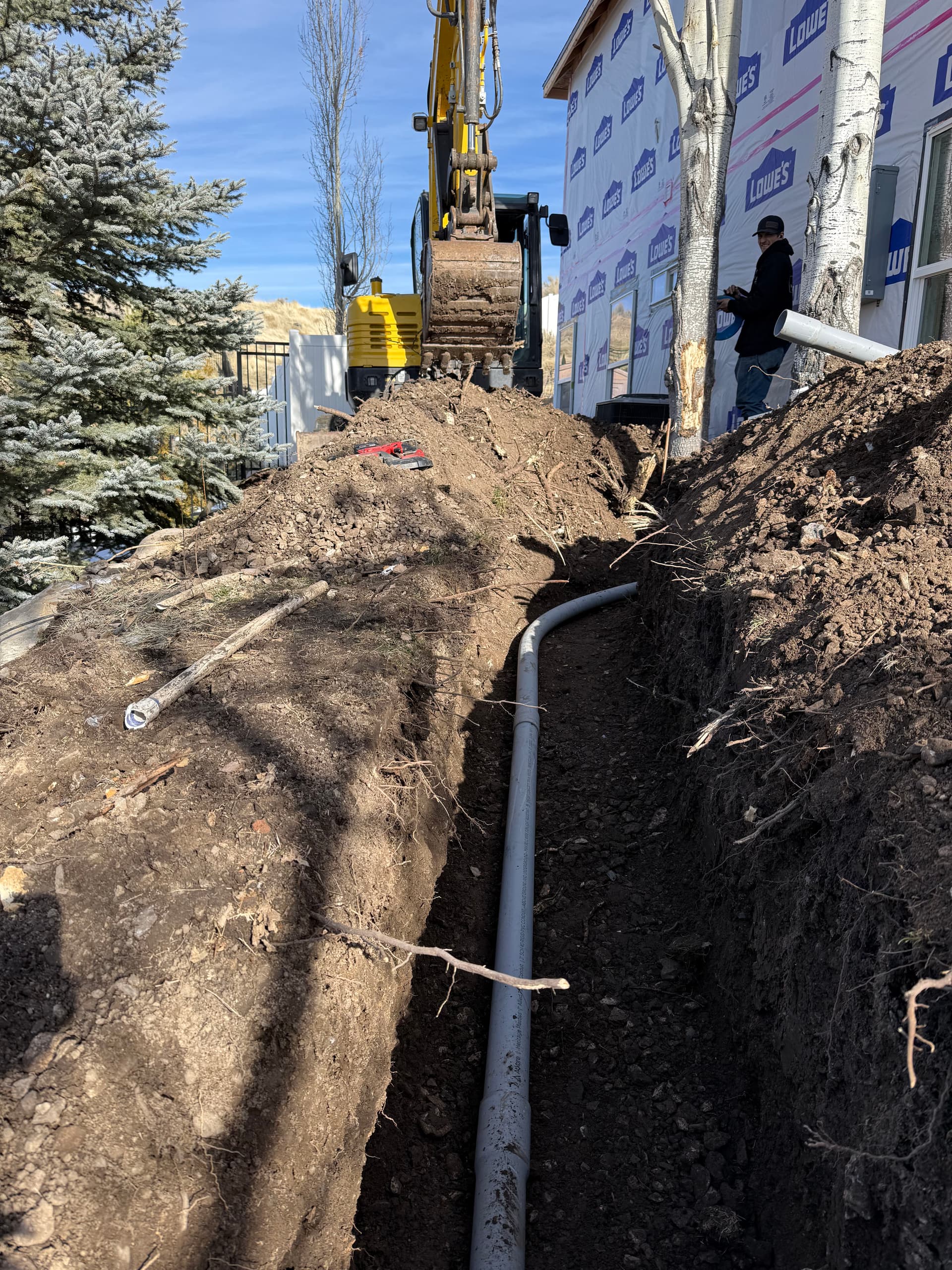 Gallery photos for Main House Feed Upgrade at Construction Site: Image #1