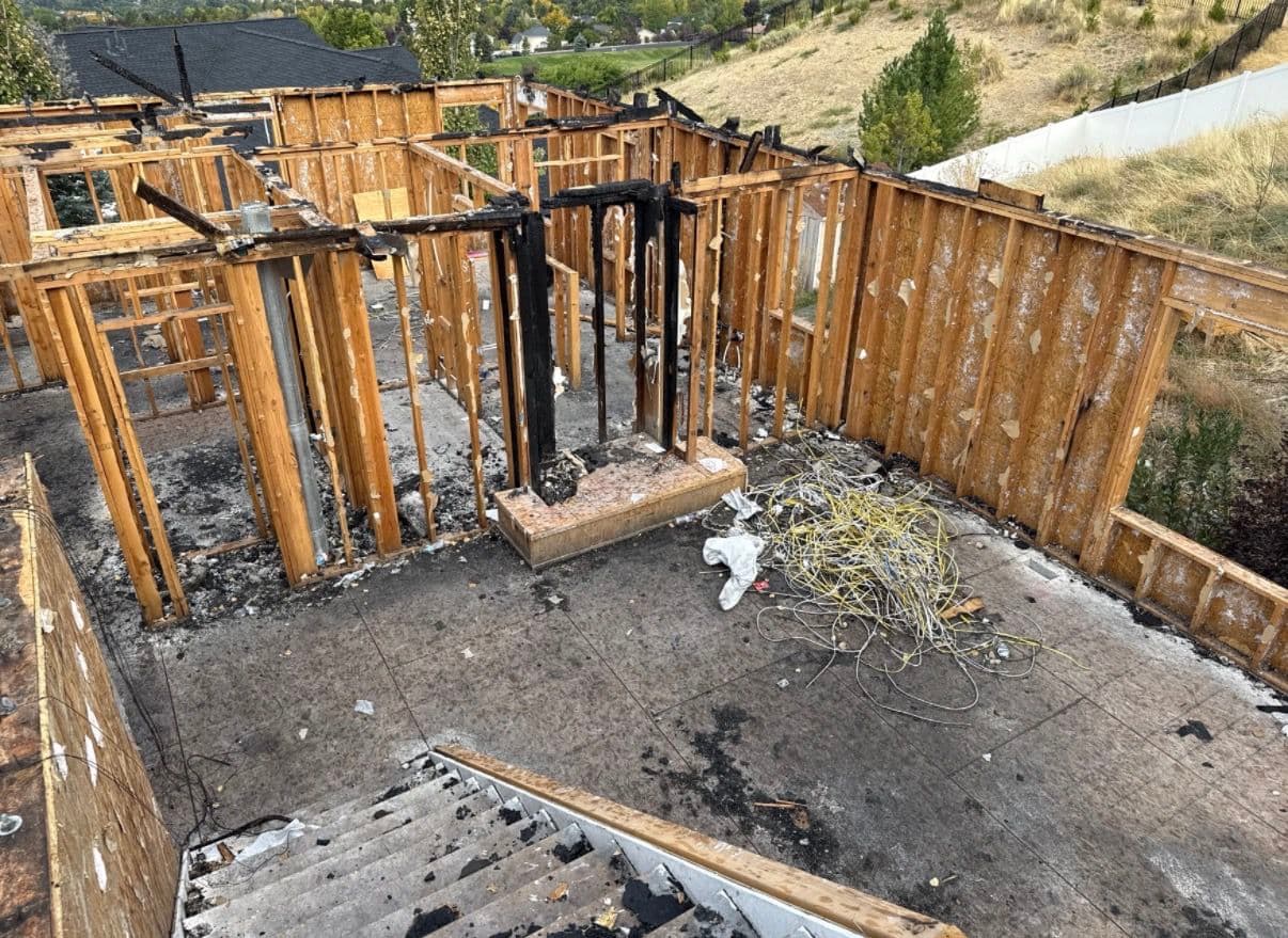 Gallery photos for Full House Rewire and Lighting Install After Fire Damage: Image #1