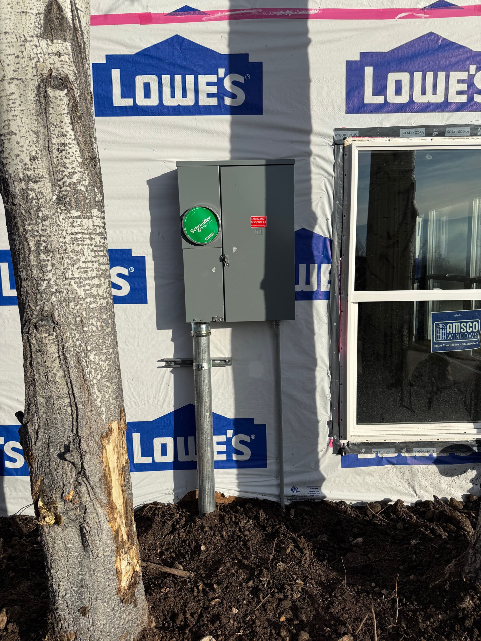 Main House Feed Upgrade at Construction Site