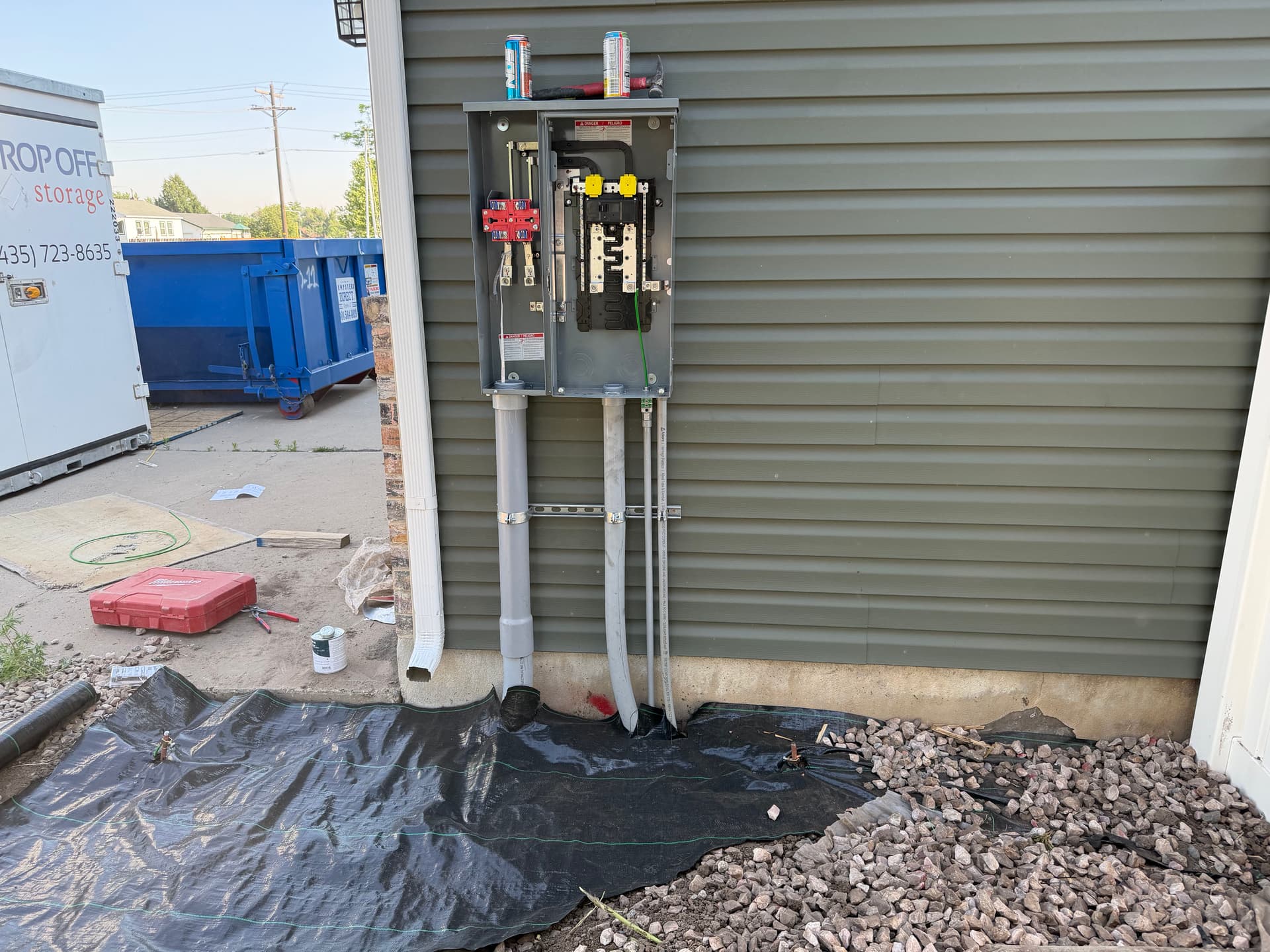 Gallery photos for 200 Amp Underground Service Install on a House Fire Rebuild: Image #5