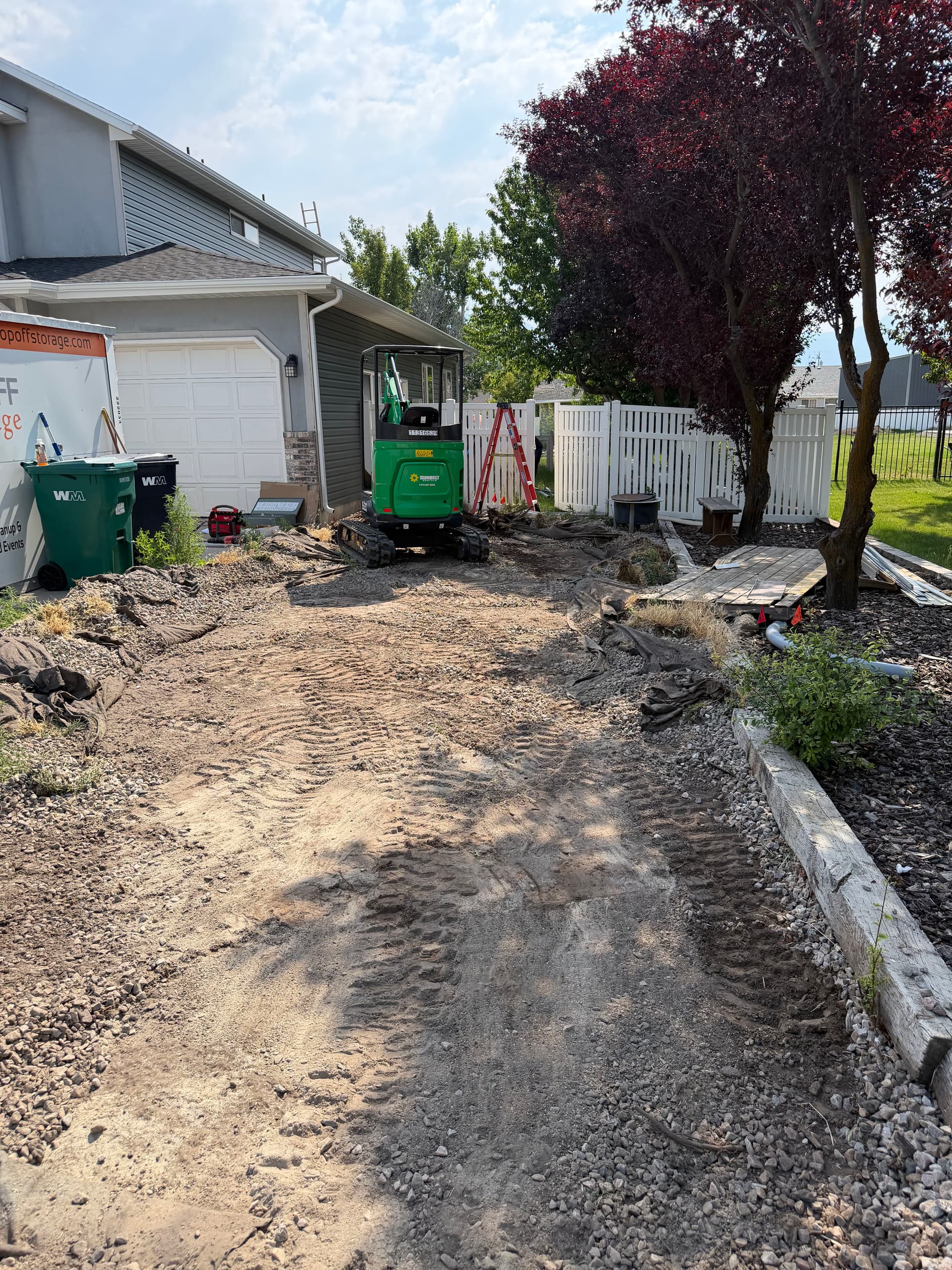 200 Amp Underground Service Install on a House Fire Rebuild image