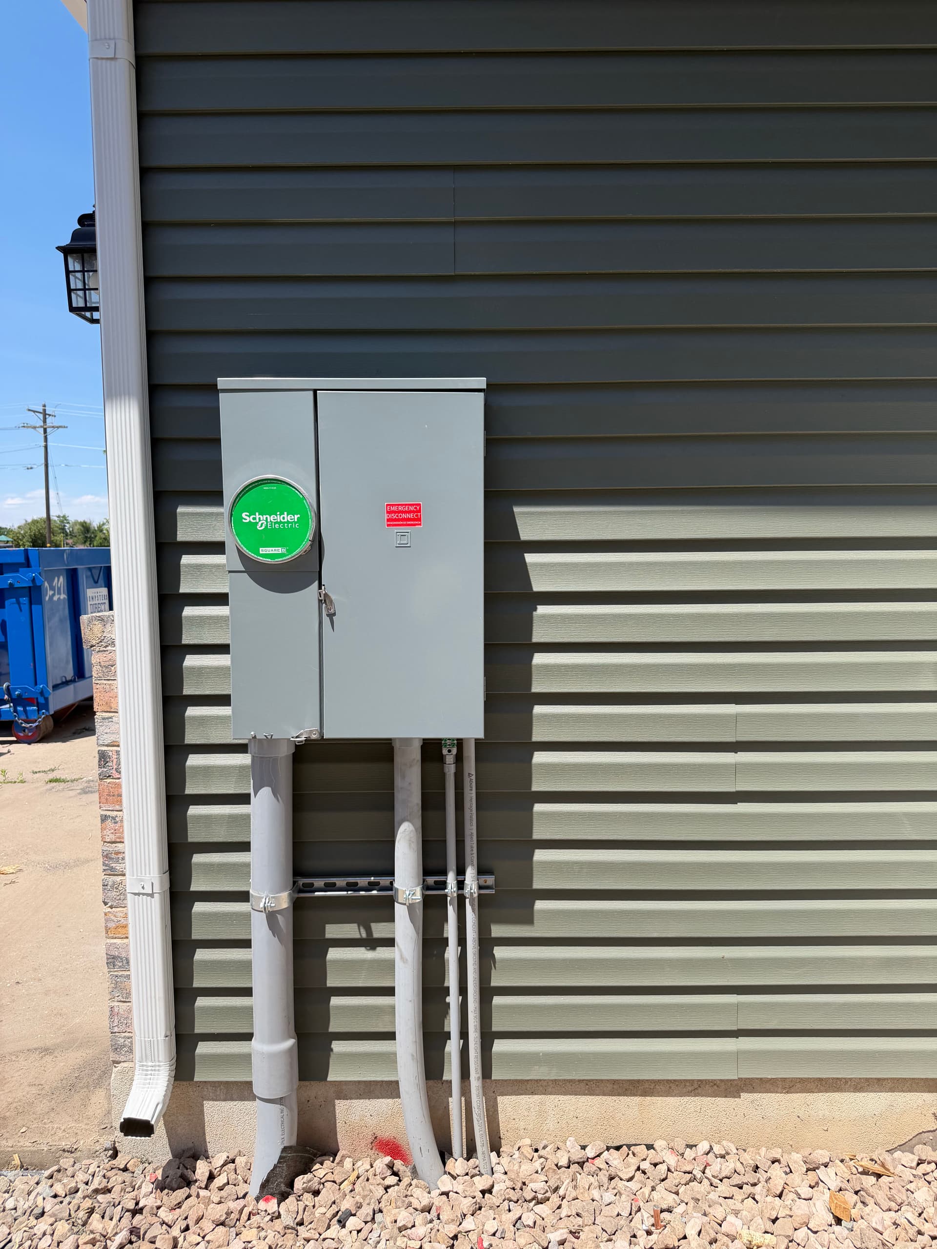 Gallery photos for 200 Amp Underground Service Install on a House Fire Rebuild: Image #7