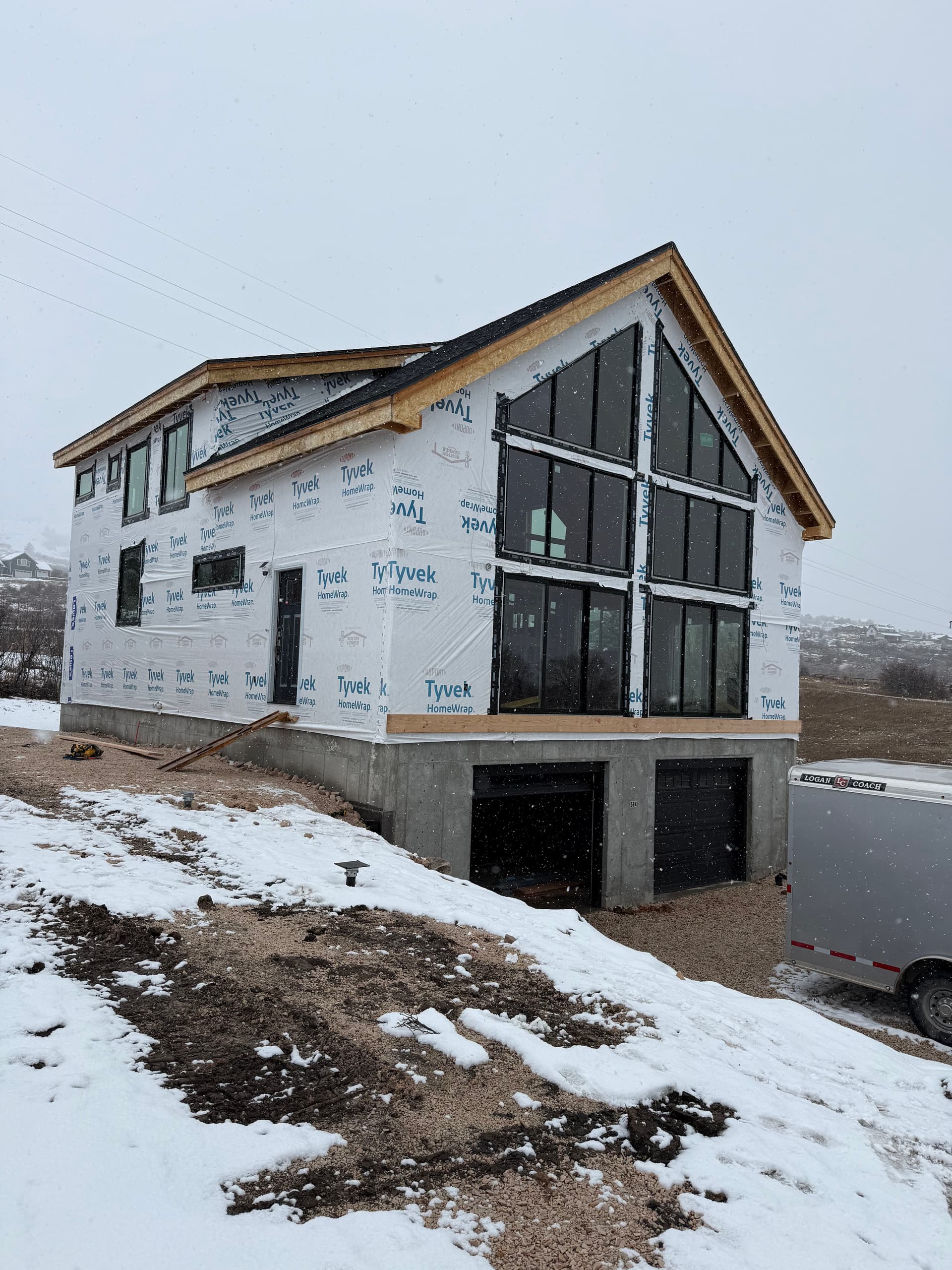 Electrical Rough-In Completed for Stunning Fish Haven Cabin