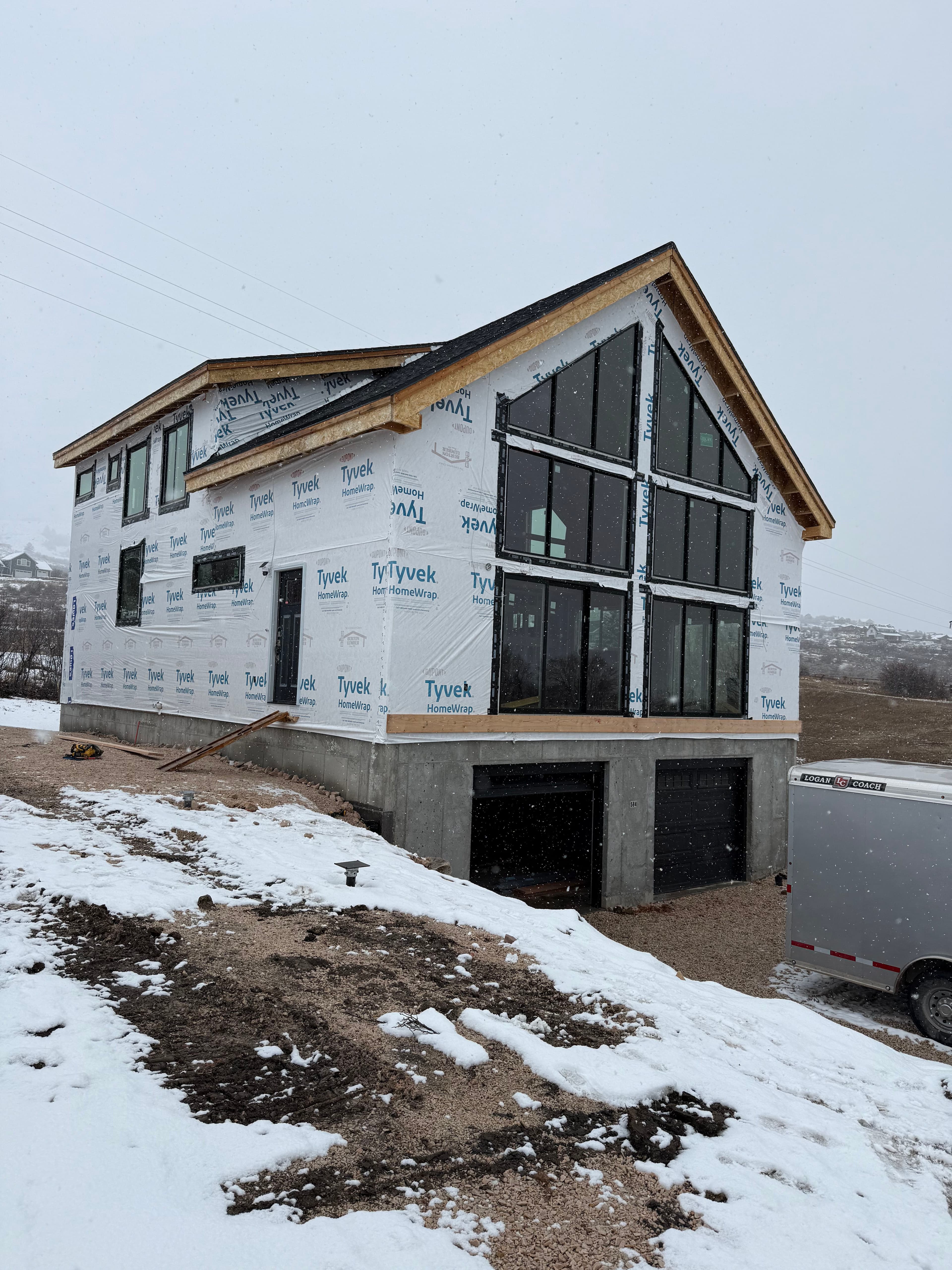 Electrical Rough-In Completed for Stunning Fish Haven Cabin