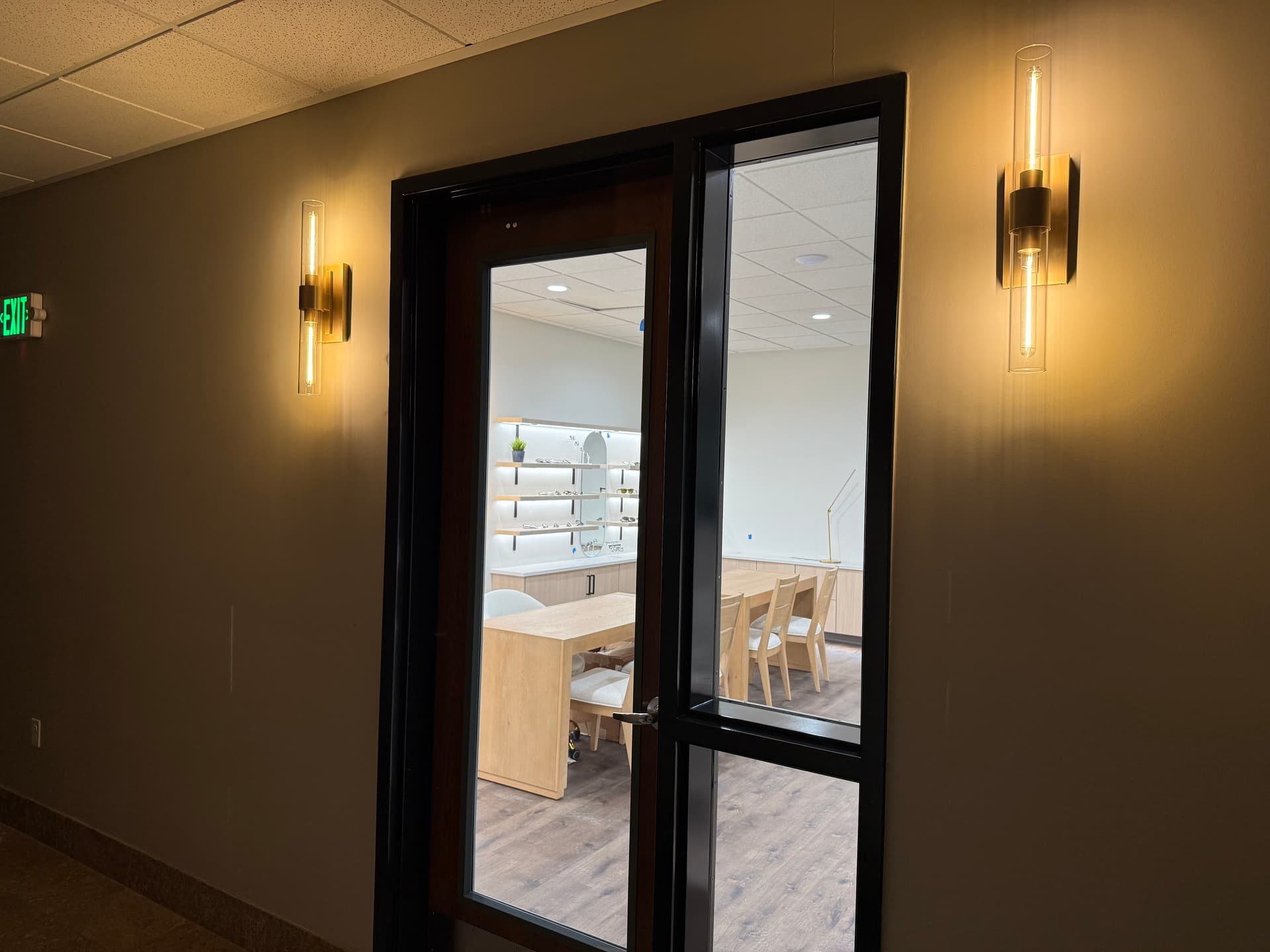 Gallery photos for Custom Shelf Lighting Installation at Lakeview Eye Care: Image #4