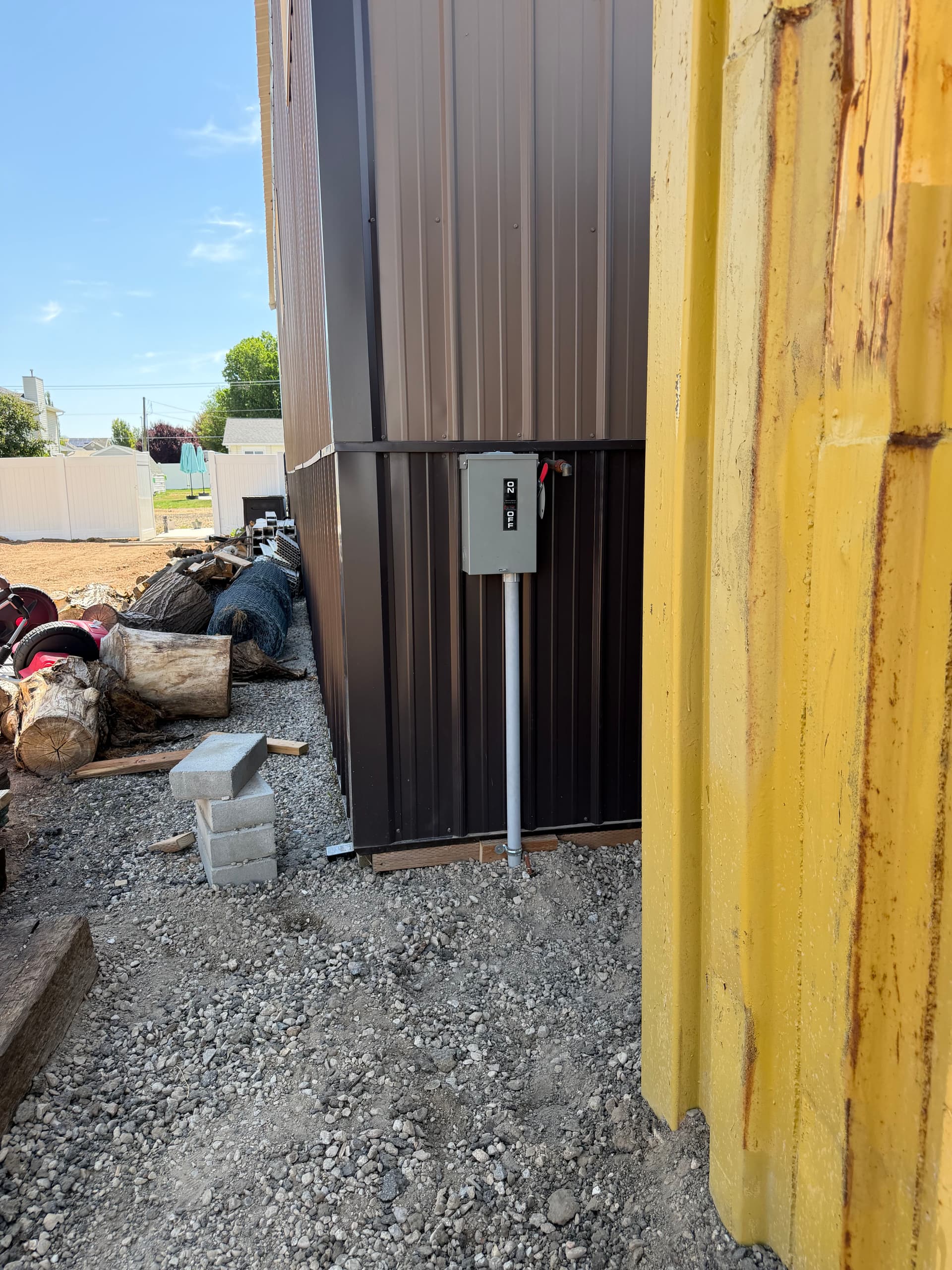 Gallery photos for Underground Power Run to a 5th Wheel on Rural Property: Image #1