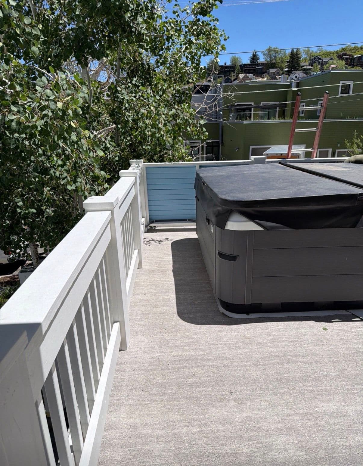 Gallery photos for Hot Tub Electrical Done Right on a Rooftop Deck: Image #3